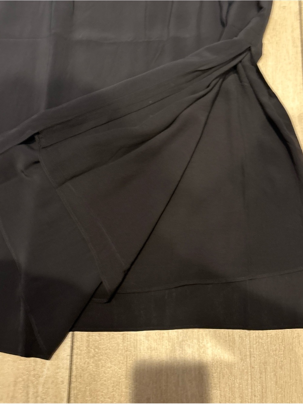 Everlane Black Midi Slip Dress - Picture 2 of 5